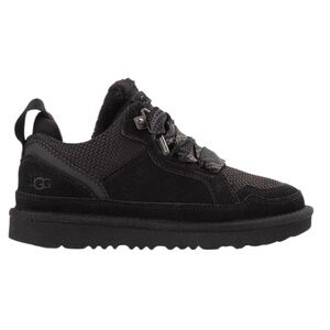 Kids UGG Lowmel Sneakers in Black Suede, 1152410K